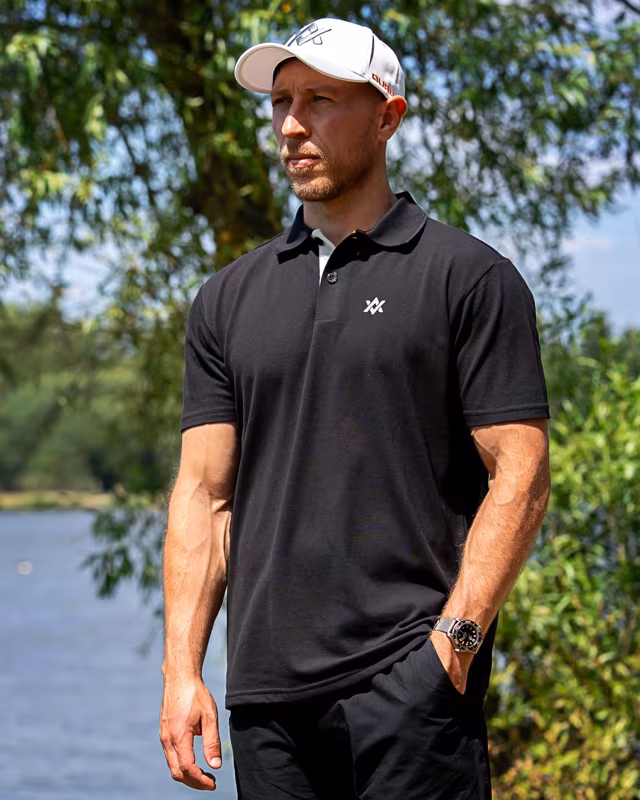 Guru Aventus Polo Black/Grey