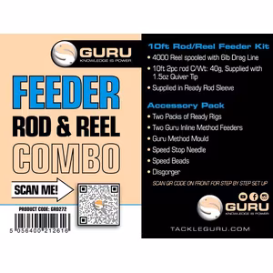 Guru 10' Feeder Rod & Reel Combo