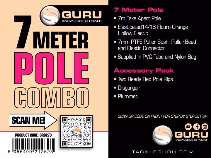 Guru 7000XS 7.0m Pole Combo
