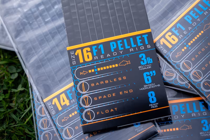 Guru F1 Pellet Pole Rigs 6" | 14 (0.13mm)