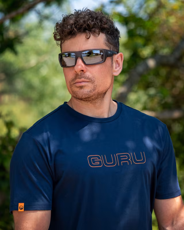 Guru Glitch Navy Tee