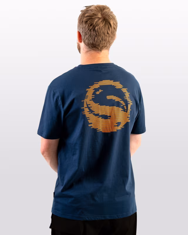 Guru Glitch Navy Tee
