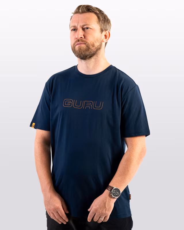 Guru Glitch Navy Tee