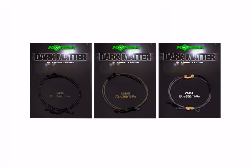 Korda Dark Matter Leader QC Swivel Gravel
