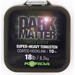 Korda Dark Matter Tungsten Coated Braid Green