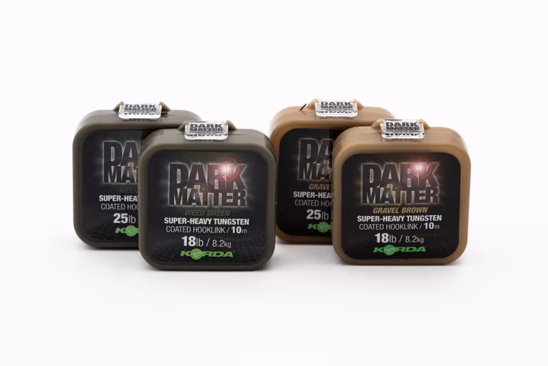 Korda Dark Matter Tungsten Coated Braid Green