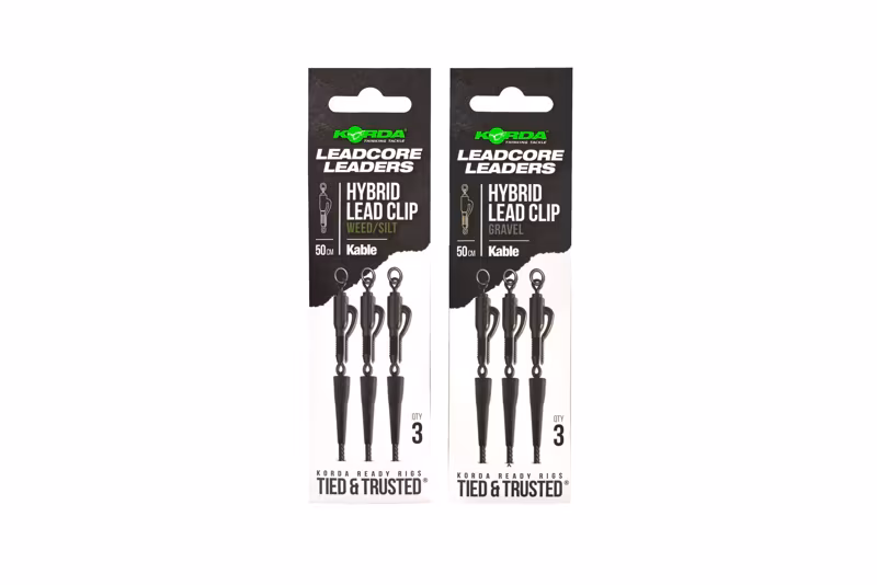 Korda Kable Leadcore Leader Hybrid Lead Clip Gravel