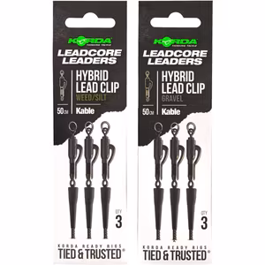Korda Kable Leadcore Leader Hybrid Lead Clip Weed