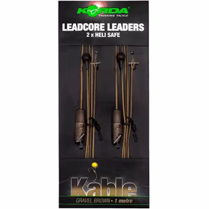 Korda Leadcore leader Heli Safe Gravel 1m, 2 per pack