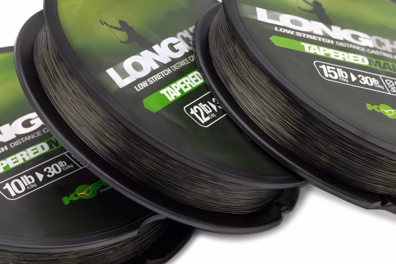 Korda LongChuck Tapered Mainline Green 12-30lb/0.30