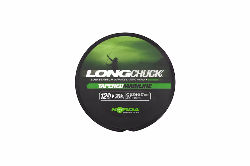 Korda LongChuck Tapered Mainline Green 12-30lb/0.30