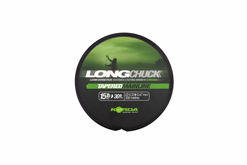 Korda LongChuck Tapered Mainline Green 12-30lb/0.30
