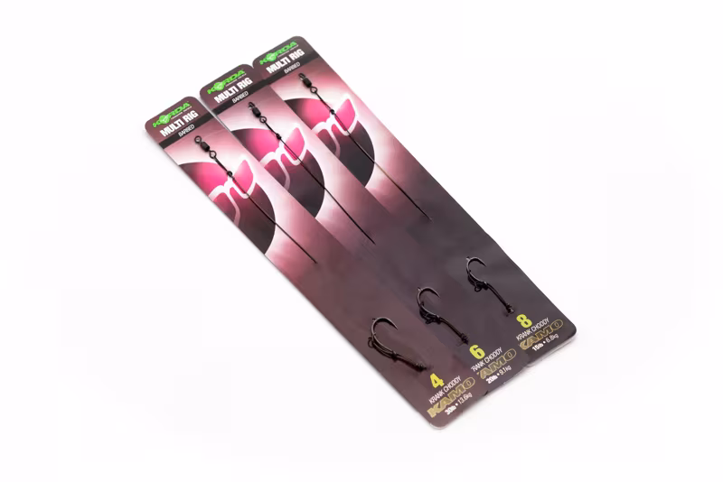 Korda Multi Rig size 4 Barbless Krank Choddy, Kamo