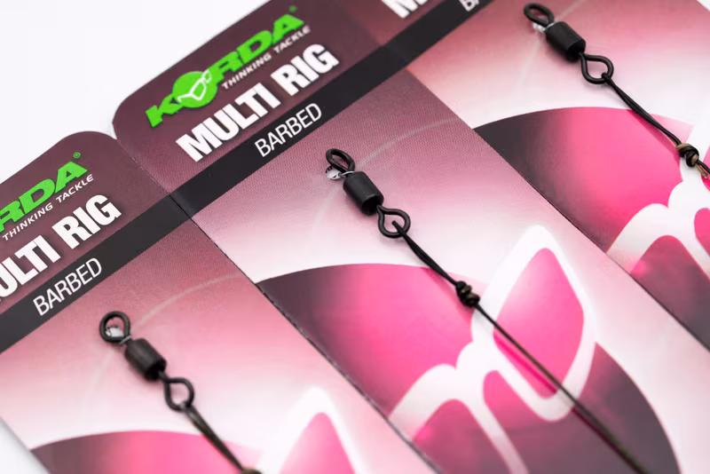 Korda Multi Rig size 8 Barbless Krank Choddy, Kamo