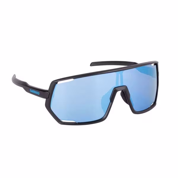 Eyewear Lesath BM Matte Black & Blue Mirror