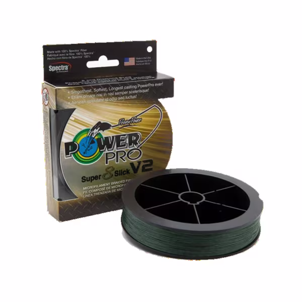 Power Pro Super 8 Slick V2 275m 0,36mm 30kg Moss Green