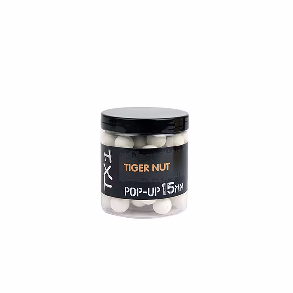 Bait TX1 Pop-Up Tiger Nut 15mm - 80g Fluoro White