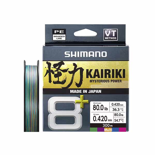 Line Kairiki 8+ 300m 0.42mm 54.7kg Multi C.