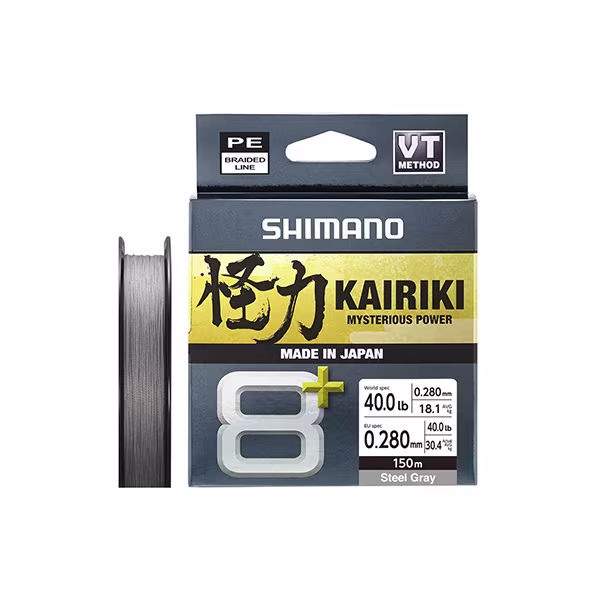 Line Kairiki 8+ 150m 0.28mm 30.4kg Grey