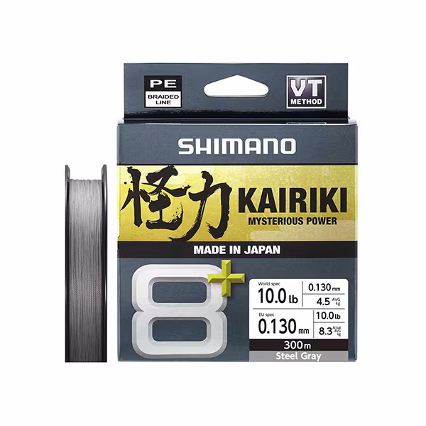 Line Kairiki 8+ 300m 0.13mm 8.3kg Grey