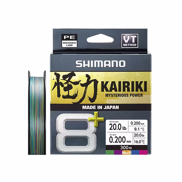 Line Kairiki 8+ 300m 0.20mm 16.0kg Multi C.