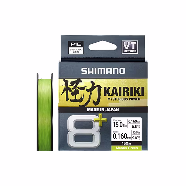 Line Kairiki 8+ 150m 0.16mm 9.8kg M. Green
