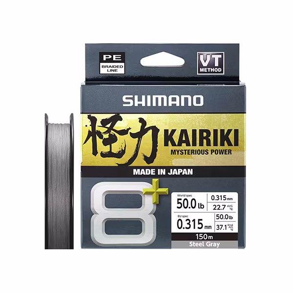 Line Kairiki 8+ 150m 0.315mm 37.1kg Grey