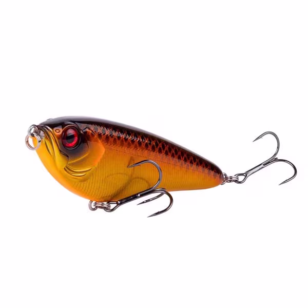 Lure Yasei Javelin Jerk S 110mm Orange Gold