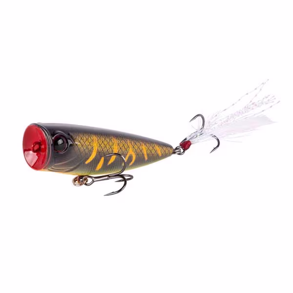 Lure Yasei Pure Pop F 80mm  Green Tiger