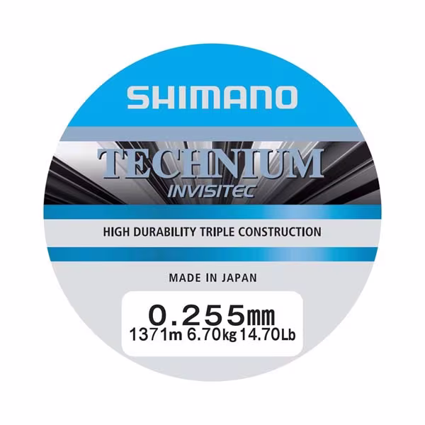 Technium Invisitec A Mono 1371m 0.255mm 6.7kg Grey